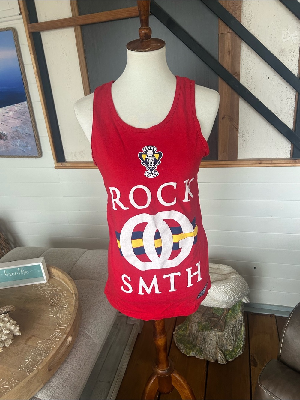 Red Logo Tank Top